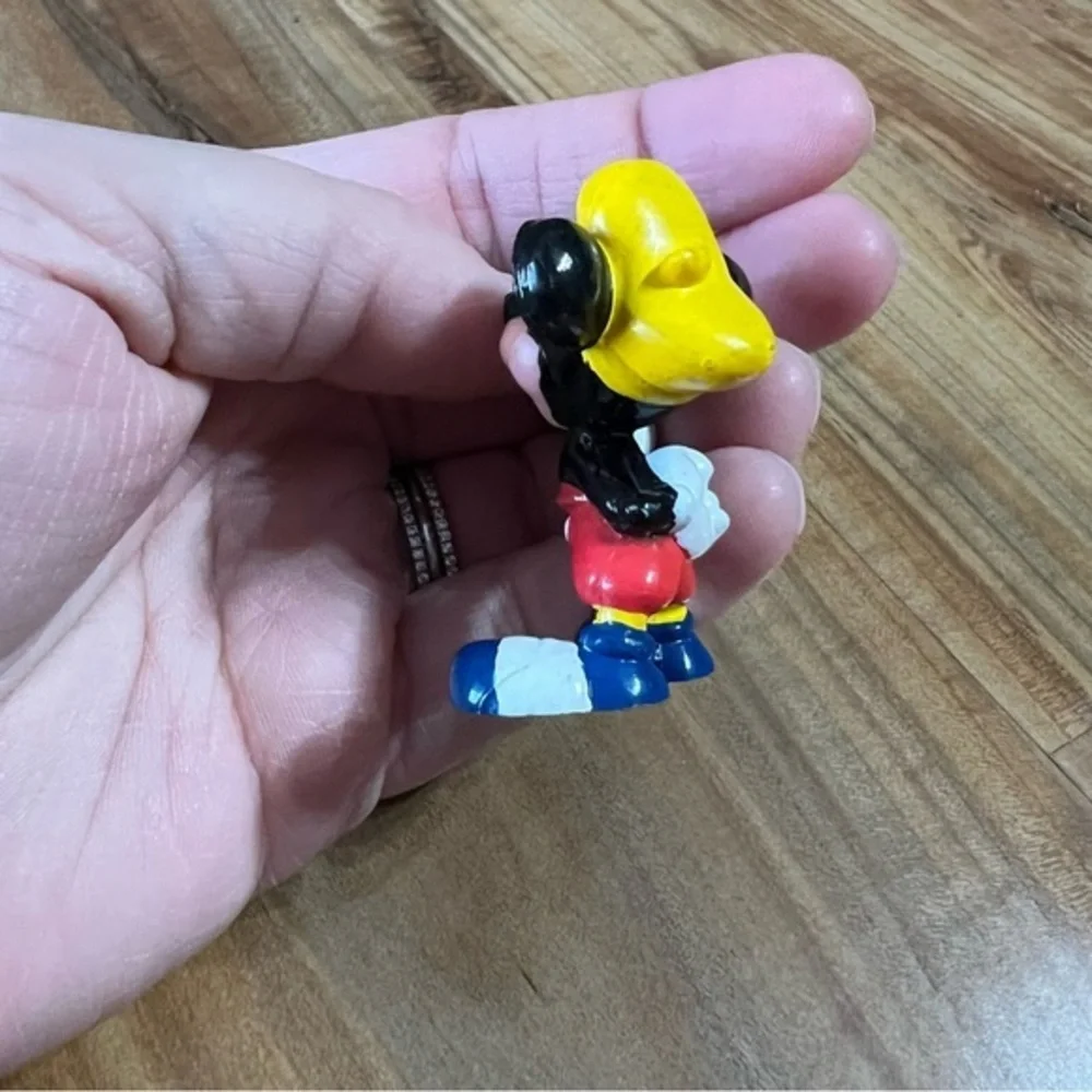 Vintage Mickey Mouse‎ Director Megaphone PVC Mini Figure Disney Cake Topper 2”